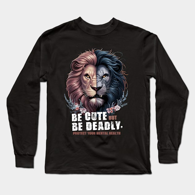 Dual Nature: Embracing Strength and Vulnerability Long Sleeve T-Shirt by ShopFusion